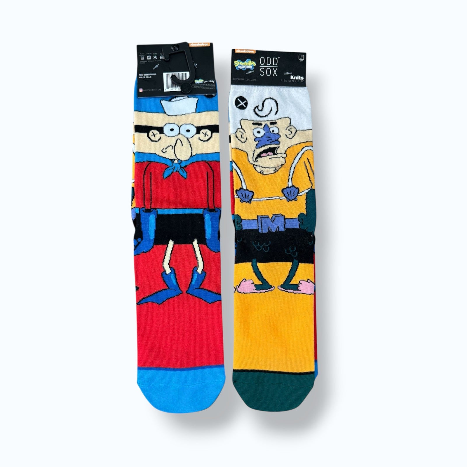 Odd Sox Mermaid Man & Barnacle Boy Socks