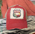 Red Destination Texas - Trucker Hat